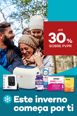 Promoção em suplementos com desconto de até 30% sobre preço de Venda ao Público Recomendado